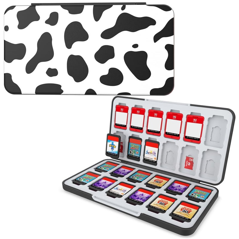 HEIYING Switch Game Card Case for Nintendo Switch 2 / Switch Lite,Custom Pattern Memory Storage Holder with 24 Game Card Slots and 24 Micro SD Cards Slots - Image 1